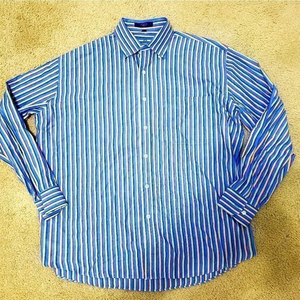 Men's Alan Flusser‎ Dress Shirt...Large